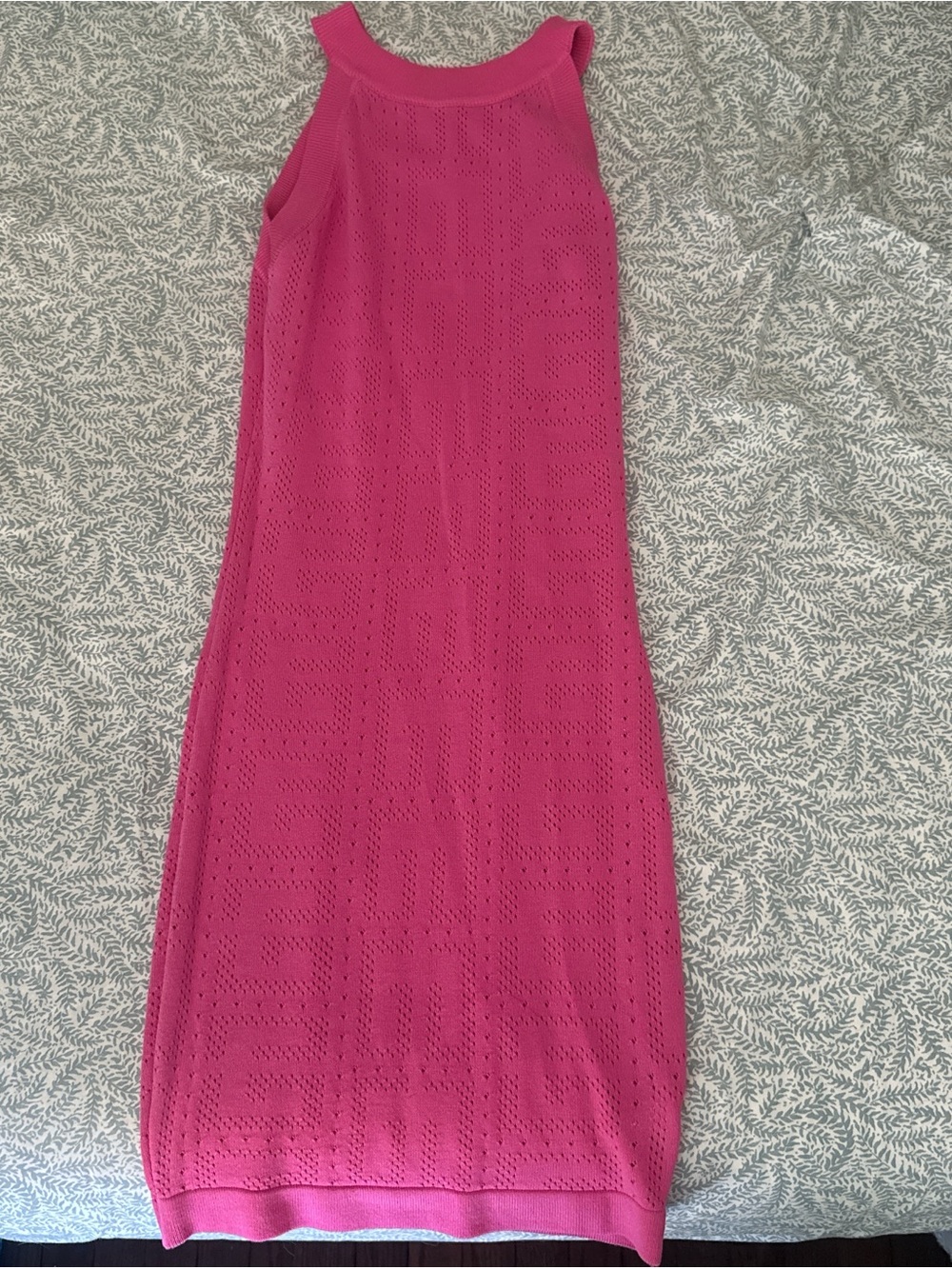 Pink Patterned Dress